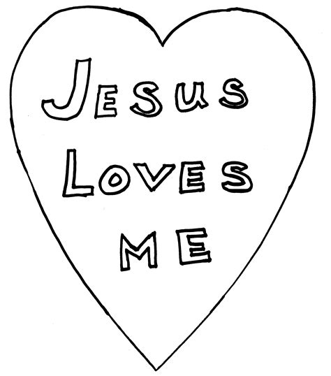 printable jesus loves  coloring pages