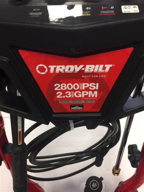 brand  troy bilt  series power washer pump    replaced  sale