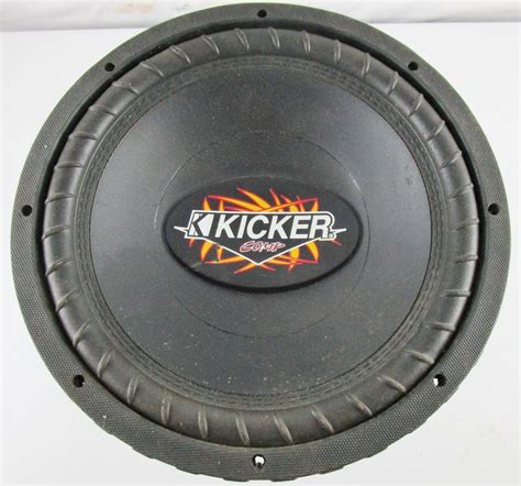 kicker comp  subwoofer  school  ohms speaker woofer   single kicker kicker