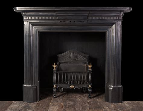 antique cast iron fireplace ci  century