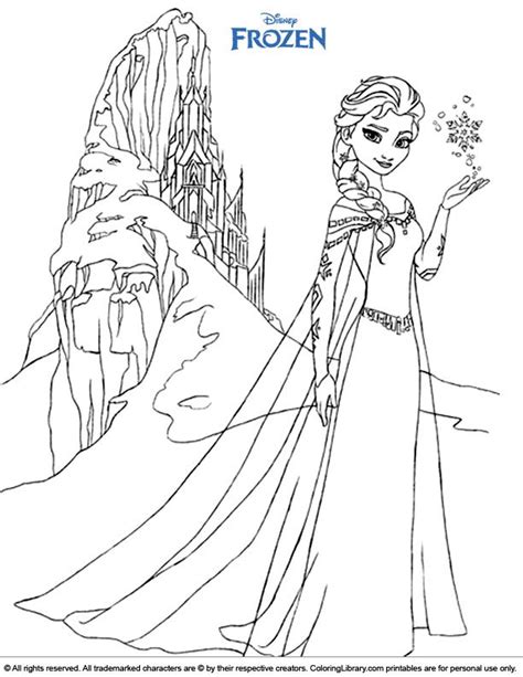 frozen printable coloring page elsa coloring pages witch coloring