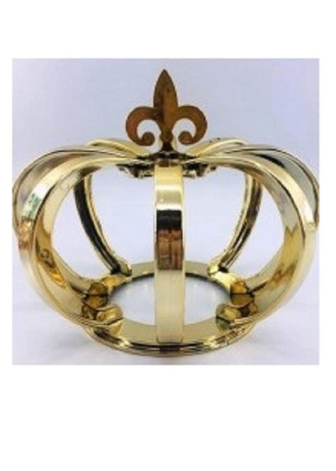 coroa acrílica 3d dourada festa realeza príncipe princesa