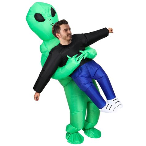 hot alien inflatable extraterrestrial costumes  man fantasia adult