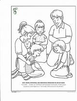 Prayer Coloring Pages Lds Getcolorings Church Spectacular Primary Color Children sketch template