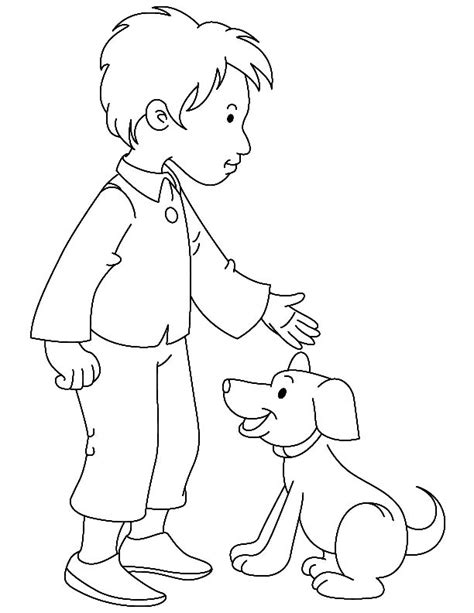 boy  puppy coloring page puppy coloring pages coloring pages