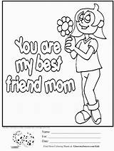 Colouring Mothers sketch template