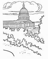Capitol Getdrawings Printables Monuments sketch template