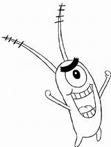Spongebob Plankton Coloring Pages Drawings sketch template