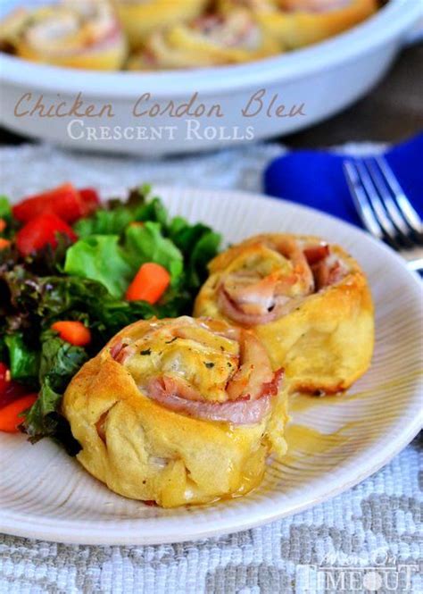 chicken cordon bleu crescent rolls mom  timeout chicken cordon