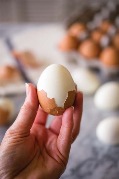 easy peel hard boiled eggs recipe fed fit