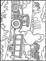 Tracteur Remorque Benjaminpech sketch template