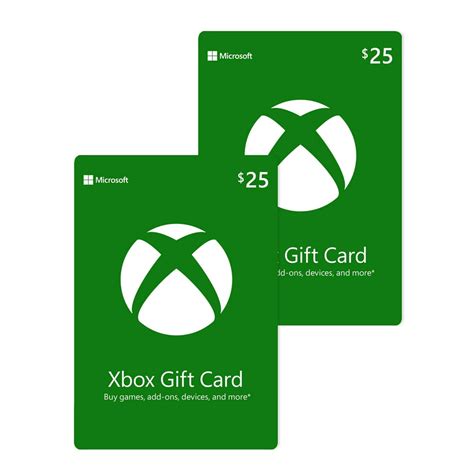 microsoft xbox physical gift cards  multi pack    cards