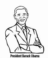 Obama Barack Coloring President Pages Printable Presidents Facts Beowulf History Graders 3rd Cliparts Clipart Popular Clip Kids Dad Mom African sketch template