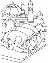 Islamic Coloring Pages Getcolorings sketch template