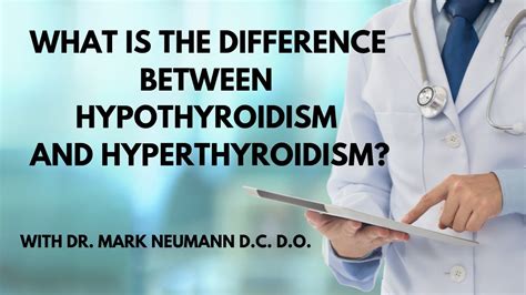 what is the difference between hypothyroidism and hyperthyroidism