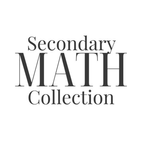 secondary math collection teaching resources teachers pay teachers