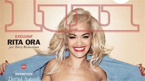 Rita Ora Poses Topless For French Magazine Lui Trace