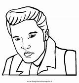 Elvis Presley Drawing Coloring Pages Colouring Step Clipartmag Clipart Getdrawings sketch template