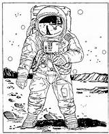 Coloring Astronaut Space Pages Colouring Adults Outer Printable Color Girl Print Astronauts Kids Sheets Astronomie Adult Online Printablecolouringpages Planet Books sketch template