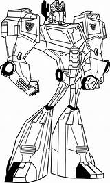 Prime Coloring Transformers Pages Optimus Getdrawings sketch template