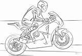 Coloring Pages Police Motorcycle Motorbike Getdrawings sketch template
