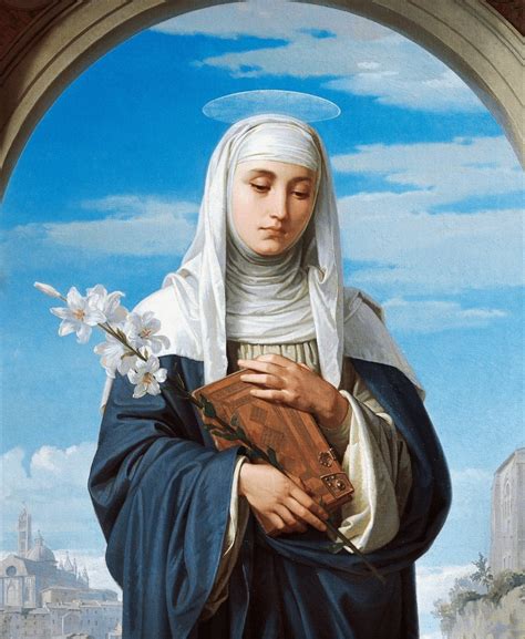 april    feast  saint catherine  siena virgin italian mystic dominican tertiary