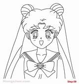 Sailor Usagi Tsukino Mangajam sketch template