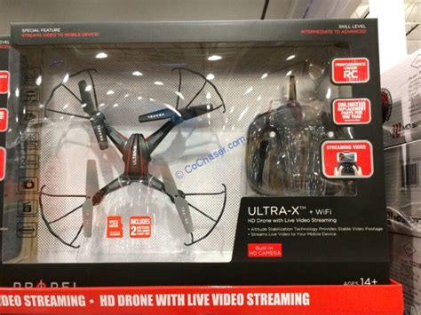 propel ultra  wifi hd drone   video  costcochaser