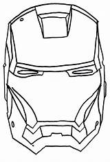 Iron Man Face Coloring Pages Ironman Head Captain America Drawing Goofy Cartoon Outline Mask Printable Print Color Clipart Superhero Clip sketch template