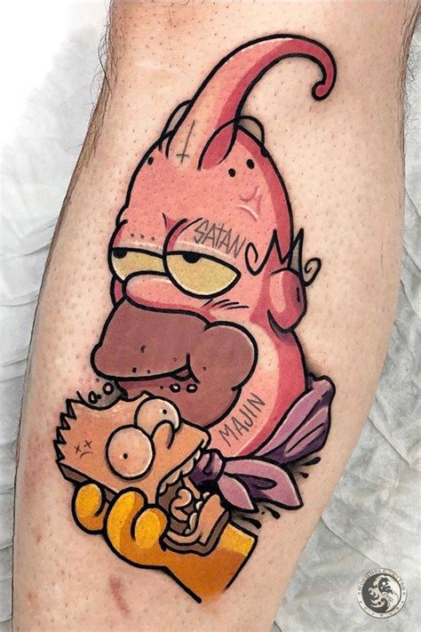 Homer Simpson Tattoo Toe