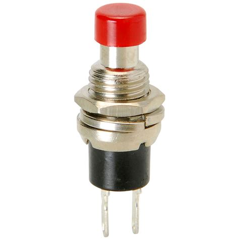 Momentary N O Classic Small Push Button Switch Red 3a 125v