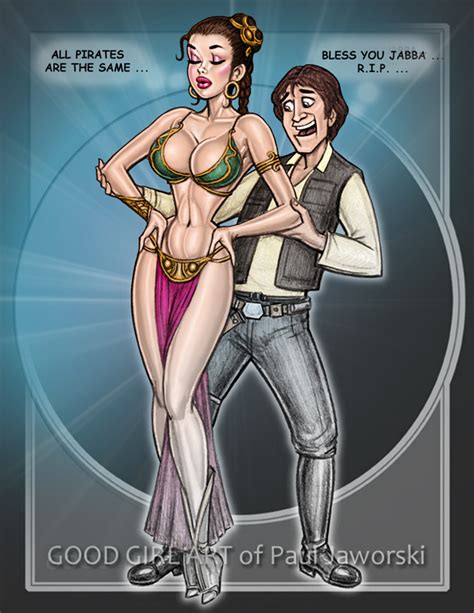 Leia Slave And Han Solo 1 Transition By Goodgirlart On