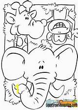 Jungle Mewarnai Kleurplaat Rumble Animales Peuters Hewan Dieren Selva Dierentuin Paud Giungla Dibujo Tk Lucu Omnilabo Faciles Malen Wilde Binatang sketch template