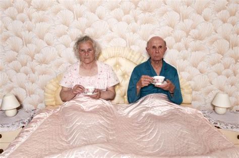 senior married pensioners aged two people dated retro
