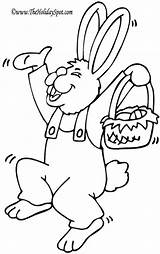 Easter Coloring Pages Color Kids Bunny Colour Christian Clipart Dancing Print Pic Themed Holiday Children Webstockreview Gif Books sketch template