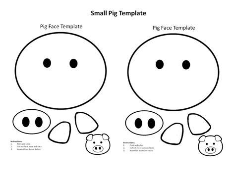 printable pig projects kid crafts  chinese  year holidappy