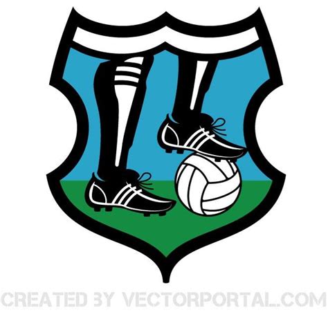 football logo vector clip art  vector image  ai  eps format