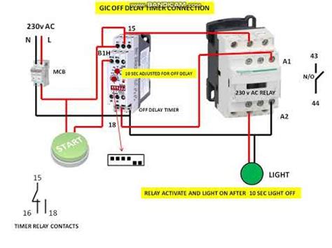 gic star delta timer wiring diagram