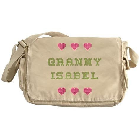 granny isabel messenger bag by hippie cafepress