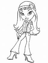 Bratz Coloring Pages Printable Dolls Babies Doll Cloe Kids Popular Girls Drawings sketch template