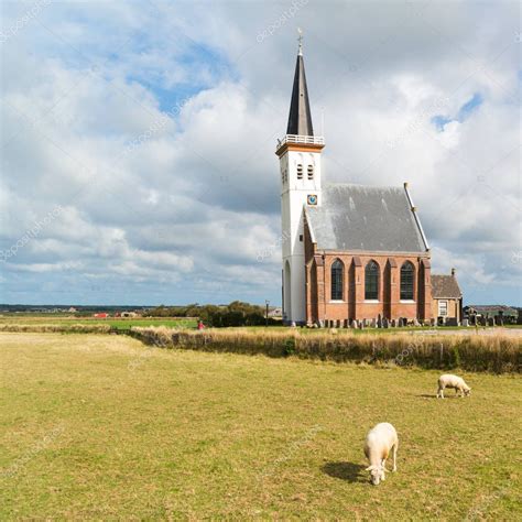 church  den hoorn  texel netherlands stock photo  tasfoto