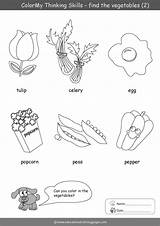 Coloring Thinking Skills Pages Worksheets Print Educationalcoloringpages sketch template
