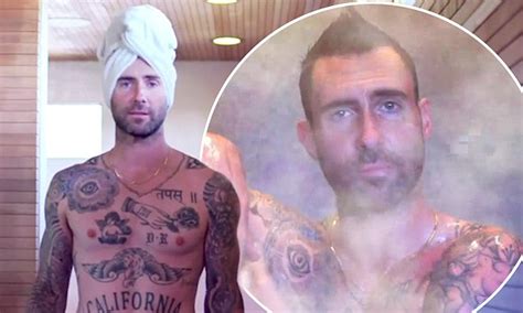 Shirtless Adam Levine Shows Off Tattooed Torso For Ferris Bueller Spoof