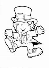 Pages Leprechaun Coloring Print Template Templates sketch template