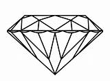 Diamond Shape Coloring Drawing Pages Getdrawings sketch template