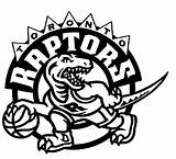 Raptors Coloring Logo Toronto Pages Nba Basketball Team Golden Logos Warriors Raptor Teams State Drawing College Spurs Printable Colouring Sports sketch template