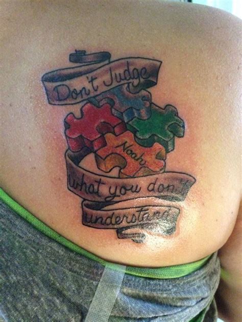 via ink4autism kari l ink4autism i got this tattoo done 2 weeks ago