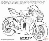 Coloring Pages Honda Bike Road Racing Para Colorear Motos Supercoloring Bikes Harley Carreras Rc212v Davidson Motorcycle Motor Moto Drawing Dibujar sketch template
