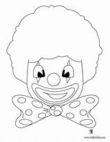 Clown Coloring Head Pages Color Hellokids Ausmalbilder Print Online Colorear sketch template