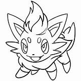 Pokemon Coloring Zorua Pages Printable Momjunction Ash Ketchum Toddler Will sketch template
